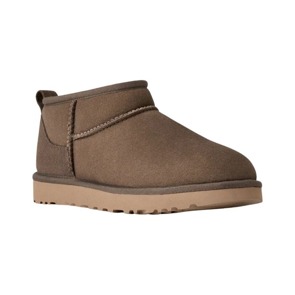 Ugg Classic Ultra Mini Suede & Shearling Boot